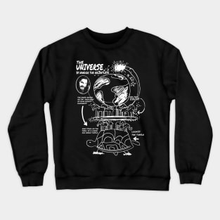 The universe by Nandor Crewneck Sweatshirt